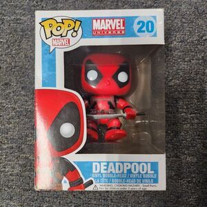 Funko Pop! Marvel Heroes Deadpool #20 Vinyl Figure NEW In Box w/ Gun & Sword